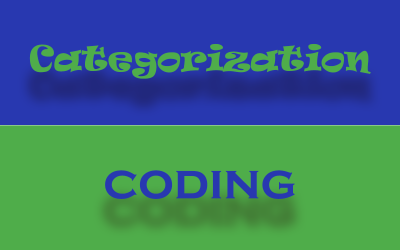 Categorization and Coding